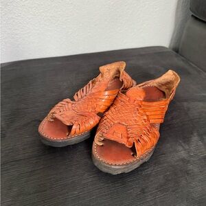Genuine Leather Huaraches Made in Mexico Sandals